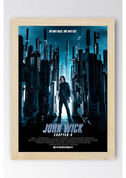 John Wick Çerçeveli Tablo - Film Posteri Tablo