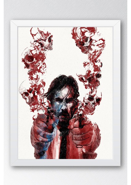 John Wick Çerçeveli Tablo - Baba Yaga Film Posteri Tablo