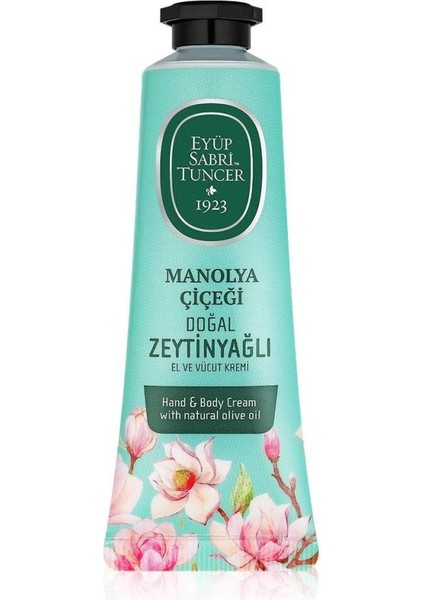 Nessiworld Eyüp Sabri Tuncer Doğal Zeytinyağlı El ve Vücut Kremi 50 ml Manolya Çiçeği