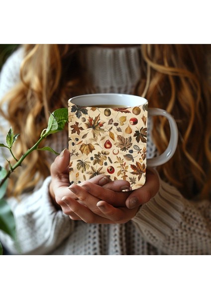 Çiçek Modellerinde 3 Boyutlu Tasarım Seramik Kupa Mug modelleri