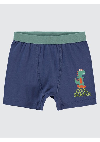 Erkek Bebek Boxer 9-18 Ay Mavi