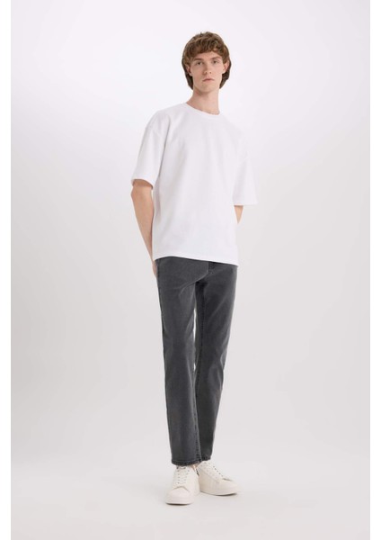 Sergio Regular Fit Normal Kalıp Normal Bel Boru Paça Jean Pantolon D9827AX25SP