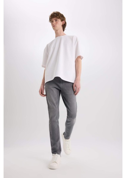 Carlo Skinny Fit Ekstra Dar Kalıp Normal Bel Ekstra Dar Paça Jean Pantolon E2740AX25SP fiyatları