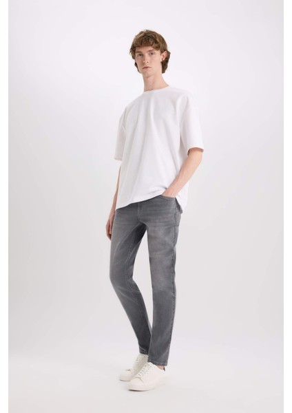 Carlo Skinny Fit Ekstra Dar Kalıp Normal Bel Ekstra Dar Paça Jean Pantolon E2740AX25SP modelleri
