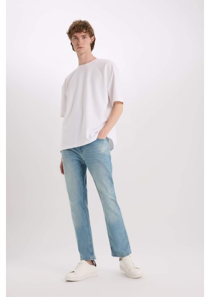 Sergio Regular Fit Normal Kalıp Normal Bel Boru Paça Jean Pantolon E5414AX25SP