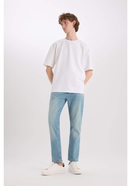 Sergio Regular Fit Normal Kalıp Normal Bel Boru Paça Jean Pantolon E5414AX25SP