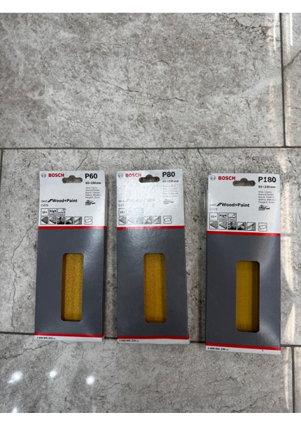 C470 3 Lü Zımpara Kağıdı 23X230