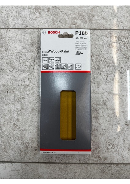 C470 3 Lü Zımpara Kağıdı 23X230