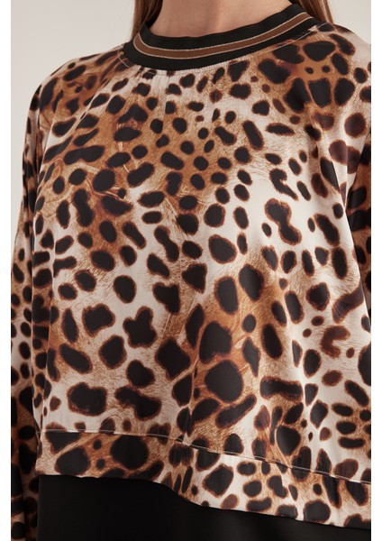 Garniliı Leopar Bluz indirimleri