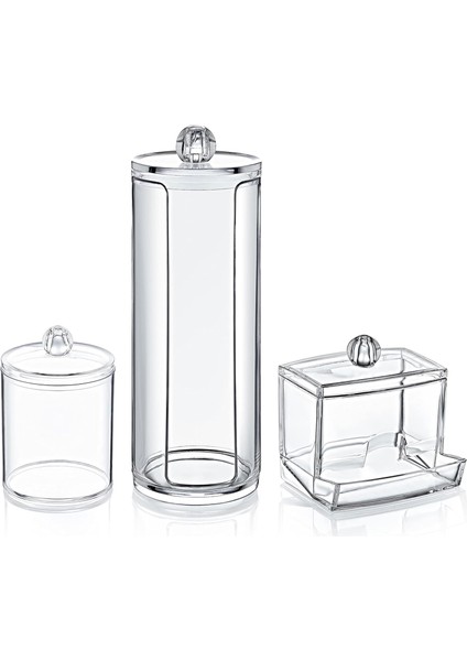3 Parça Şeffaf Organizer Set