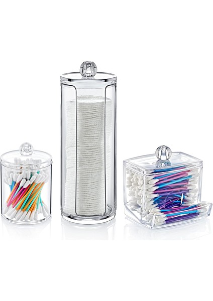 3 Parça Şeffaf Organizer Set
