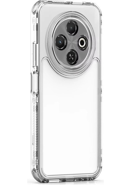 Tecno Spark 30C Kılıf Şeffaf Silikon Hibrit Case Kapak