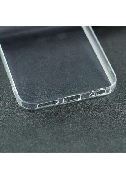 Tecno Spark 30C Kılıf Şeffaf Silikon Hibrit Case Kapak