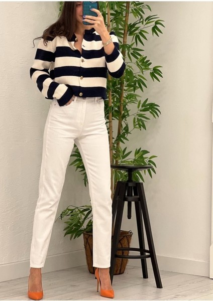 Authentic Mom Style - Geleneksel Dokuma Jean
