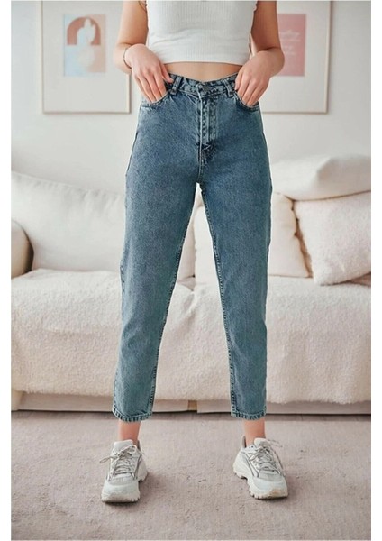 Timeless Mom Fit - Yüksek Belli Rahat Jean fiyatları