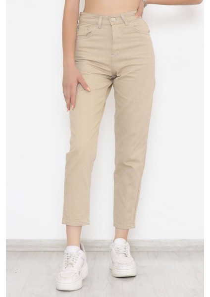 Vintage Soul Mom Fit - Klasik Dokuma Pantolon modelleri