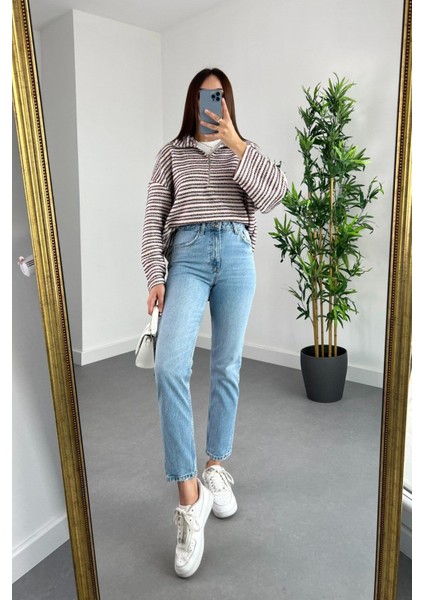 Retro Comfort Mom Jean - Yüksek Bel Rahat Kesim fiyatları