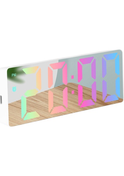 LED Dijital Alarm Saati Termometreli, Masa Saati Dimmerli, Yatak Odası (Yurt Dışından)