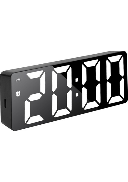 LED Dijital Alarm Saati Termometreli, Masa Saati Dimmerli, Yatak Odası (Yurt Dışından)