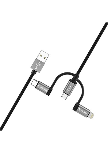 Kablo 3ın1 USB A -Lıght/m-Usb/t. C