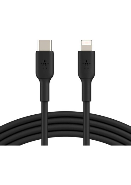 Usb-C - Lightning Kablosu (Hızlı Şarj Kablosu) Hızlı Şarj Mfi Sertifikalı Usb-C Kablosu (Siyah, 1 M)