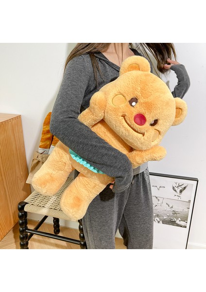 Tay Tereyağı Ayı Peluş Oyuncak Bez Ayı Yastık (Yurt Dışından)