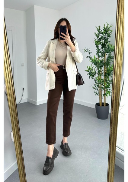 Timeless Mom Fit - Yüksek Belli Rahat Jean fiyatları