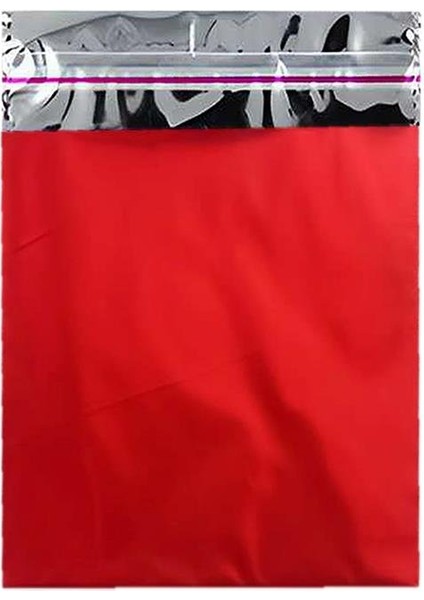Metalize Poşet Lüks 7x9 cm 50'li Kırmızı
