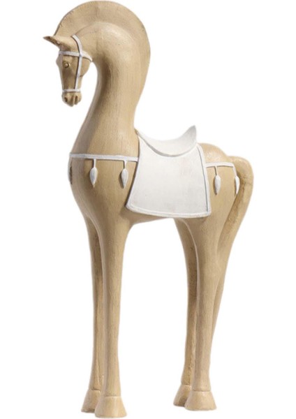 At Dekorasyon Modern Rafı At Heykeli Reçine Tabanı Olmadan (Yurt Dışından) indirimleri