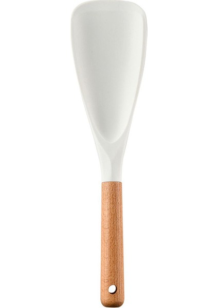 7 Parçalı Süt Beyaz Ahşap Saplı Silikon Mutfak Eşyası Seti Yapışmaz Pişirme Spatula Silikon Mutfak Eşyası Seti (Yurt Dışından) fırsatları