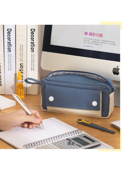 Çok Fonksiyonlu Kalem Kutusu Öğrenci Büyük Kapasiteli Kalem Kutusu Yeni Popüler Erkek Kalem Kutusu Çift Katmanlı Kalem Kutusu (Yurt Dışından) fiyatları