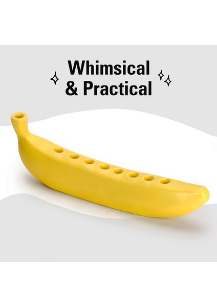 Yaratıcı ve Ilginç Yeni Taşınabilir Banana Candle Holder Muz Temalı Mumluk (Yurt Dışından)