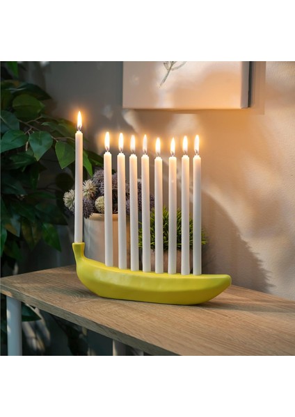 Yaratıcı ve Ilginç Yeni Taşınabilir Banana Candle Holder Muz Temalı Mumluk (Yurt Dışından) modelleri