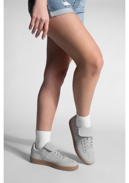 Kadın Sneaker Dil Detaylı Retro Spor Ayakkabı Vinas