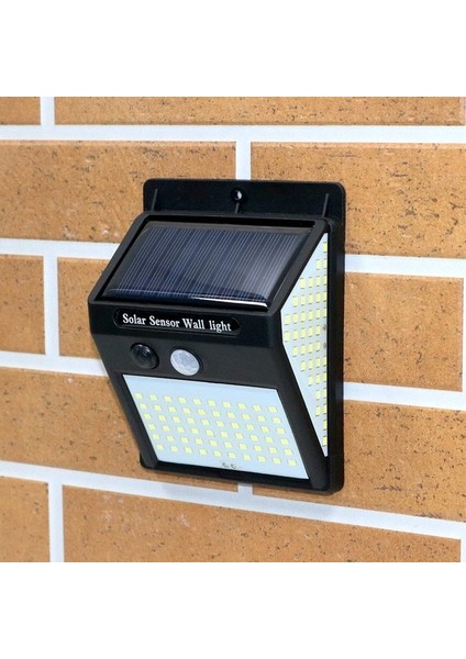 Wuzan 3 Taraflı 140 LED Güneş Enerjili Bahçe Lambası (Yurt Dışından) indirimleri