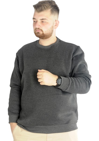 Erkek Bisiklet Yaka Sweatshirt