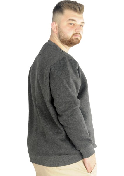 Erkek Bisiklet Yaka Sweatshirt