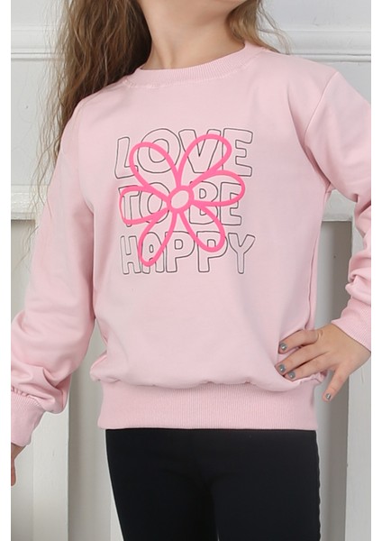 Kız Çocuk Eşofman Takımı Çiçekli modelleri