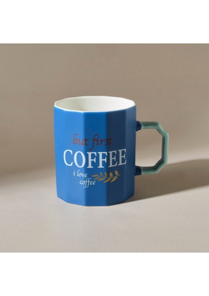 Latte Coffee Kupa Mavi 325 ml