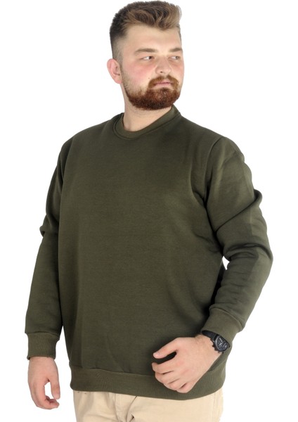 Erkek Bisiklet Yaka Sweatshirt