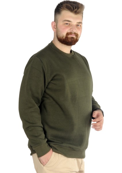 Erkek Bisiklet Yaka Sweatshirt