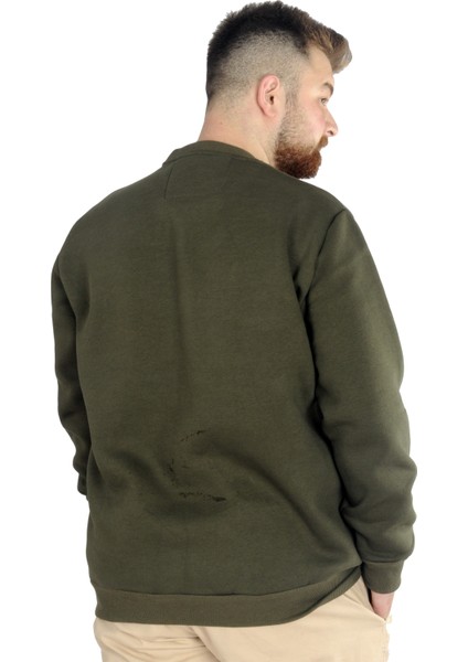 Erkek Bisiklet Yaka Sweatshirt