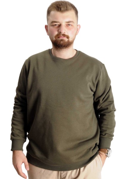 Erkek Bisiklet Yaka Sweatshirt