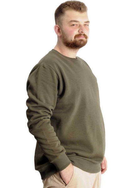 Erkek Bisiklet Yaka Sweatshirt