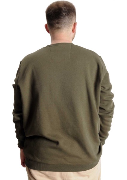 Erkek Bisiklet Yaka Sweatshirt