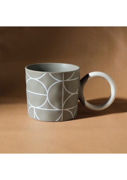 Oslo Mug Kupa 420 ml Kahverengi