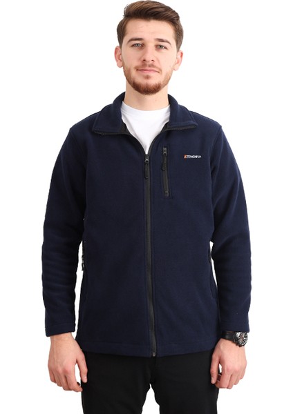 Erkek Lacivert Polar- Takma Kol - Zenobya Polar Ceket fırsatları