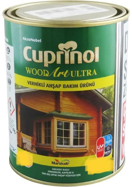 Woodart Ultra Dış Cephe Verniği Pelesenk 2.5 Lt.