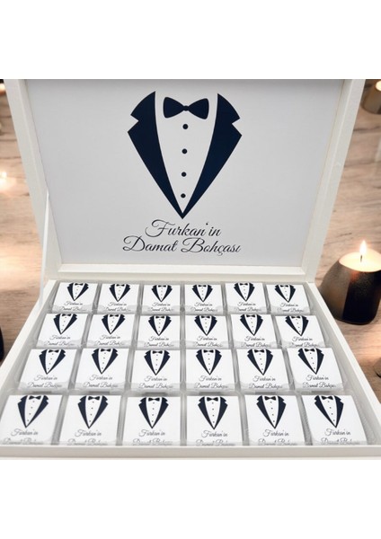 Ava Söz Nişan Damat Bohça Çikolatası