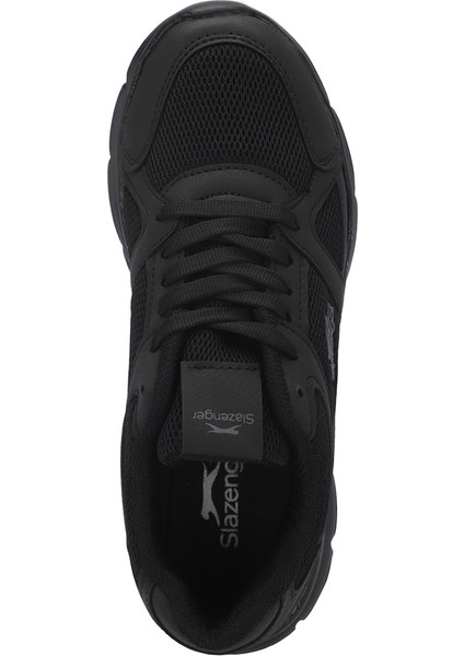 PERA Büyük Beden Erkek Sneaker Koşu & Yürüyüş Ayakkabısı Siyah / Siyah